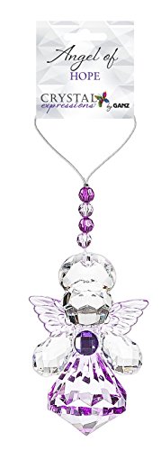 Crystal Expressions Angel Ornament – Purple