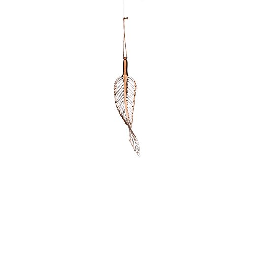 Sage & Co. XAO19615BZ Glass Feather Ornament (6 Pack)