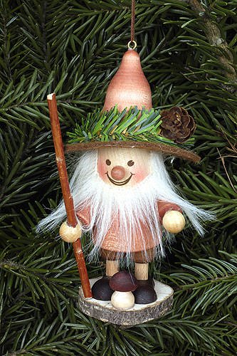 Tree ornaments Tree ornament Forest Gnome natural – 11,5cm / 5 inch – Christian Ulbricht