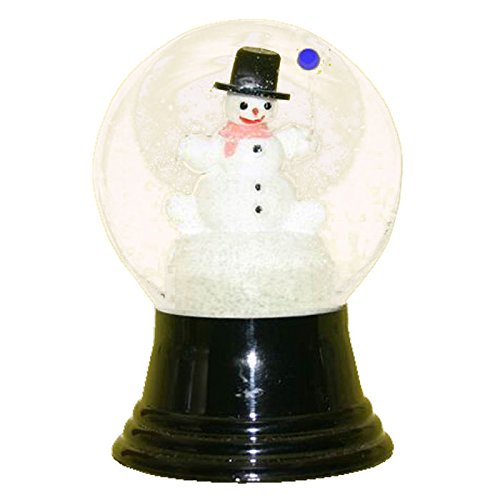 Alexander Taron Importer PR1406 Perzy Decorative Snowglobe with Medium Snowman & Balloon, 5″ x 3″ x 3″