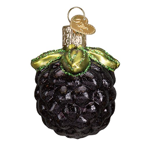 Old World Christmas Blackberry Glass Blown Ornament