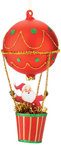 Department 56 Here Comes Santa Claus in Balloon Ornament
