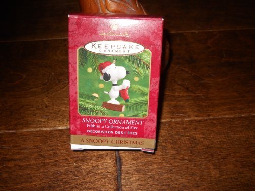 Hallmark Snoopy Ornament Fifth in a Collection of Five