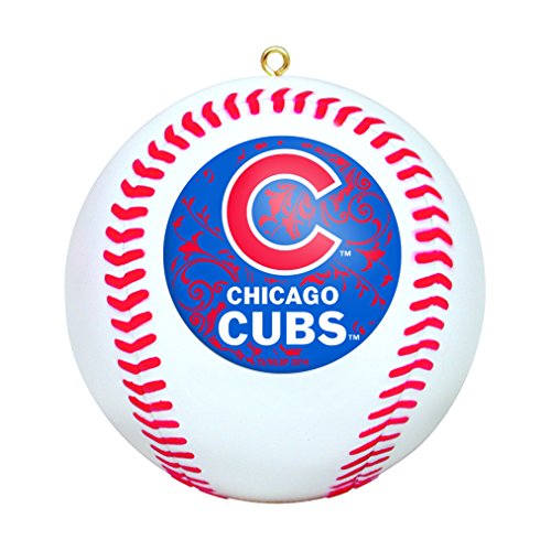 MLB Chicago Cubs Mini Replica Baseball Ornament