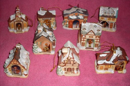 I.M. Hummel Bavarian Village Christmas Ornaments