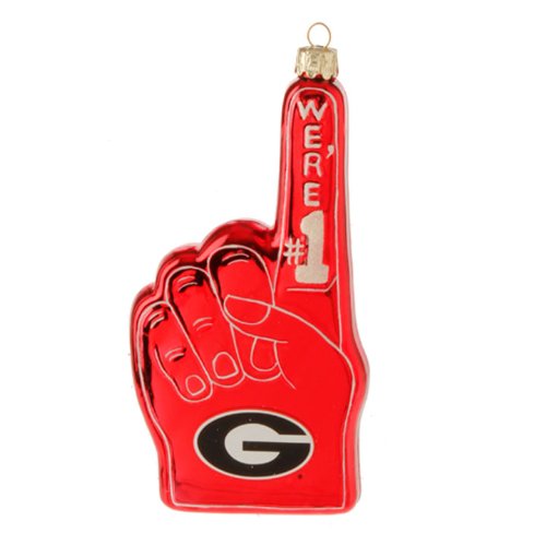 Georgia Bulldogs “We’re #1” Finger Ornament