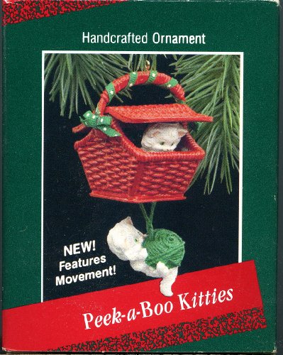 Hallmark Keepsake Ornament – Peek-a-Boo Kitties 1988 QX4871