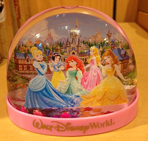 Walt Disney World Princess Plastic Snowglobe Snow Dome NEW