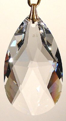 Swarovski 28mm Clear Crystal Oval Drop Prism