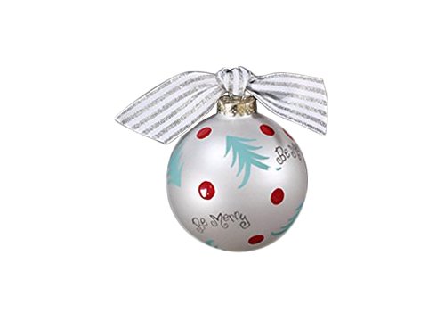 Coton Colors Be Merry Glass Ornament