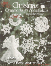 Christmas Ornaments & Snowflakes in Crochet Thread (ASN-1033)