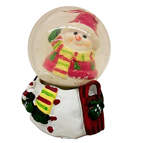 Mini Snowman Christmas Snow Globe 2.5″ inches