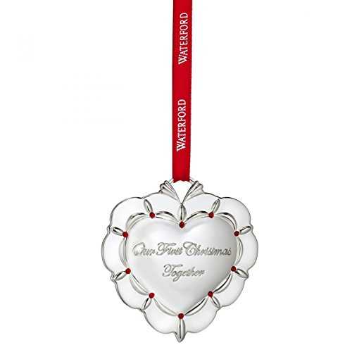 Waterford 2016 Silver Our First Christmas Ornament