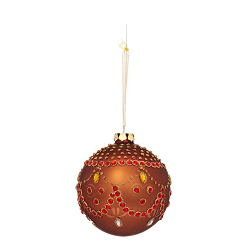 Sage & Co. XAO19404CP Glass Ball Ornament (4 Pack)