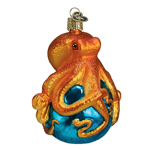 Old World Christmas Octopus Glass Blown Ornament