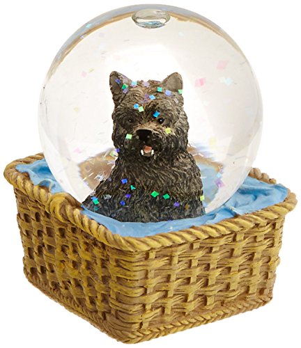 Westland Giftware 45mm Toto In Basket Water Globe Collectible