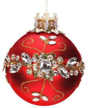 Mark Roberts Ornament with Clear Jewels
