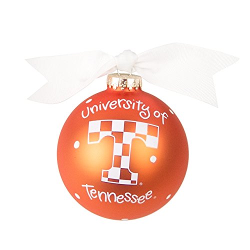 Coton Colors University of Tennessee Logo Glass Ornament