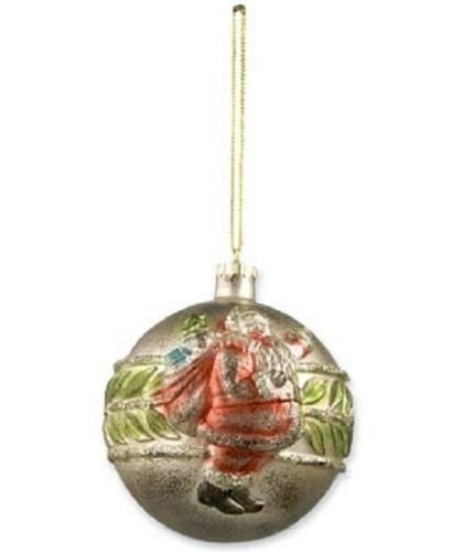 Bethany Lowe Christmas – Globe Ornament With Santa – LO9444