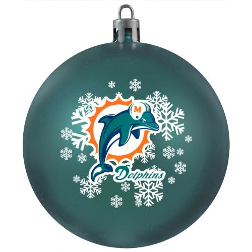 NFL Miami Dolphins Shatterproof Ball Ornament