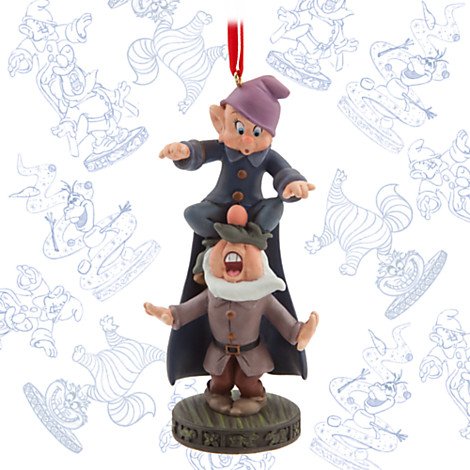 Dopey and Sneezy Limited Release Sketchbook Ornament – January 2016