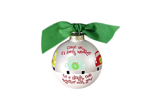 Coton Colors Lovely Weather Glass Ornament