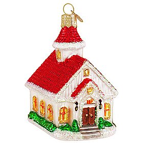 Old World Christmas The Country Church Ornament