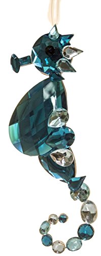 Crystal Expressions Acrylic 3-5 Inch Sea Life Ornament Suncatcher (Seahorse)