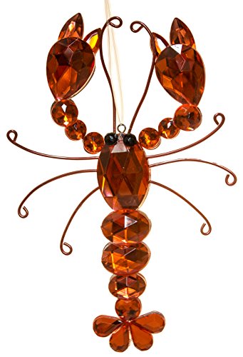 Crystal Expressions Acrylic 3-5 Inch Sea Life Ornament Suncatcher (Lobster)