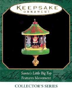Hallmark Keepsake Ornament – Santa’s Little Big Top Miniature Ornament – 1997 (QXM4152)