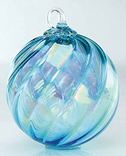 Glass Eye Studio Aquamarine Classic Ornament (March) #139L
