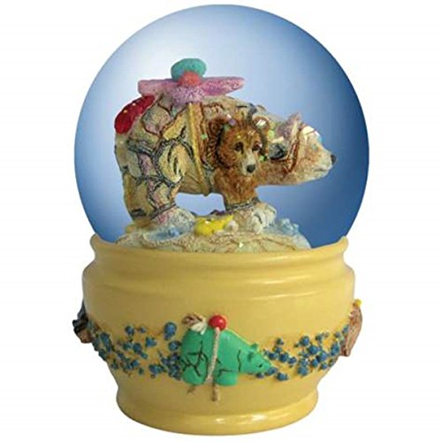 WL Bear with Imagery In Collectible Decorated Water Globe, 65mm