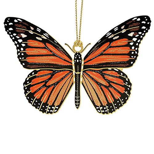 New 24K Gold Monarch Butterfly Christmas Tree Ornament