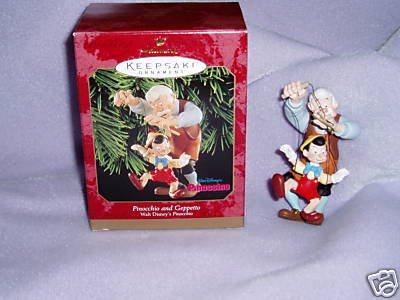 Hallmark Keepsake Ornament Pinocchio and Geppetto (Disney 1999)