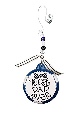 Glory Haus Best Dad Ever Puff Ornament, 4″