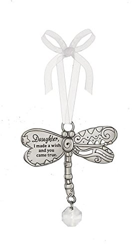 Daughter I Wished You Came True – Beautiful Blessing Dragonfly Ornament by Ganz