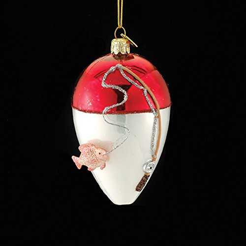 Kurt Adler 4″ Noble Gems Glass Lure Ornament