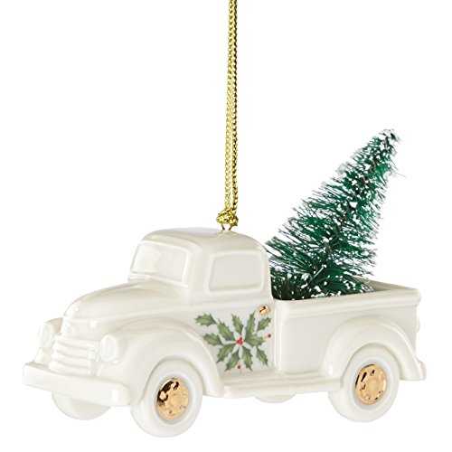 Lenox Holiday Truck with Tree Ornament