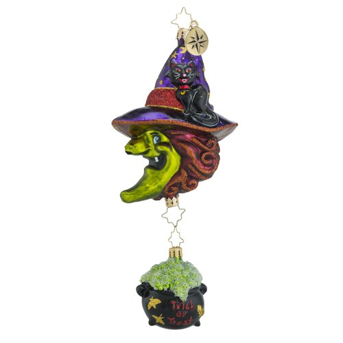 Christopher Radko Toil and Trouble Halloween Christmas Ornament