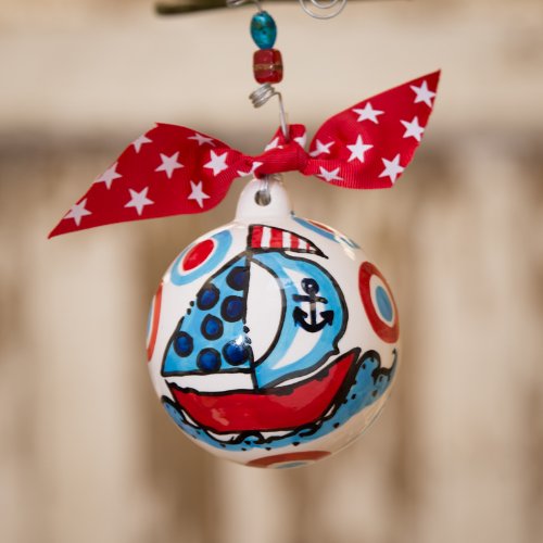 Sailboat Ball Ornament