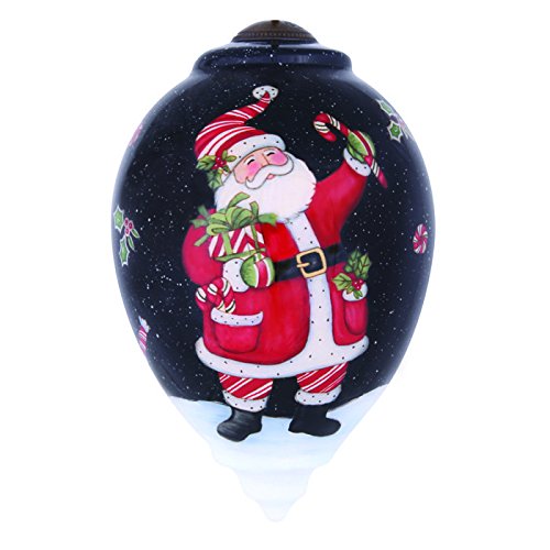Ne’Qwa Art, Christmas Gifts, “My First Christmas” Artist Susan Winget, Petite Round-Shaped Glass Ornament, #7141152