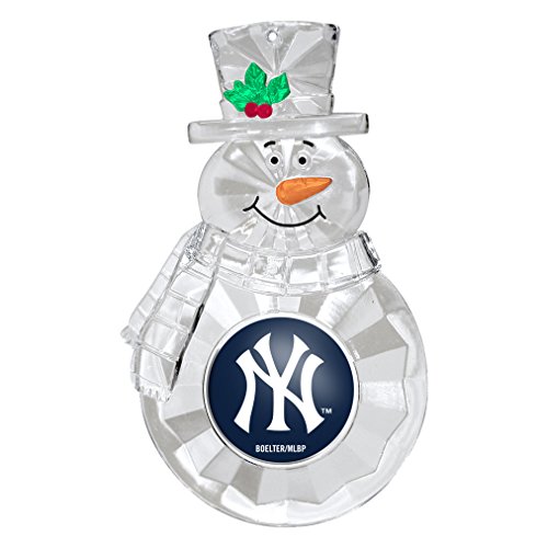 MLB New York Yankees Traditional Snowman Ornament