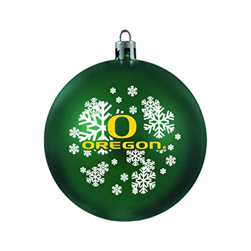 NCAA Oregon Ducks Shatterproof Ball Ornament, 3.125″, Green