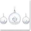 Swarovski Christmas Ball Ornament set 2016