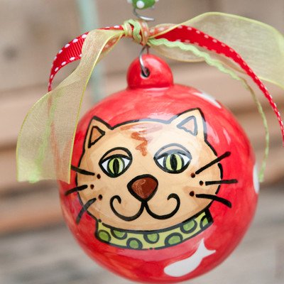 Cat Ball Ornament