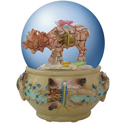 WL Moose with Prairie Imagery In Collectible Decorated Water Globe, 65mm