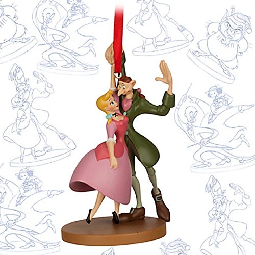 disney store ichabod and katrina limited sketchbook ornament new with box