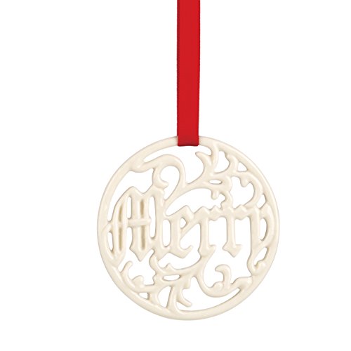 Lenox Merry Pierced Charm Ornament
