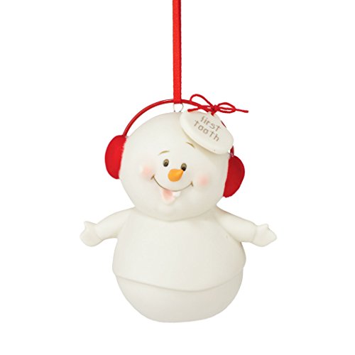 Department 56 Snowpinions From First Tooth Ornament 2.99 In