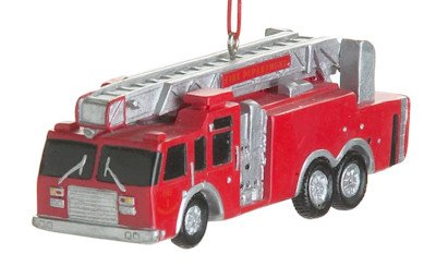 Fire Truck Christmas Ornament